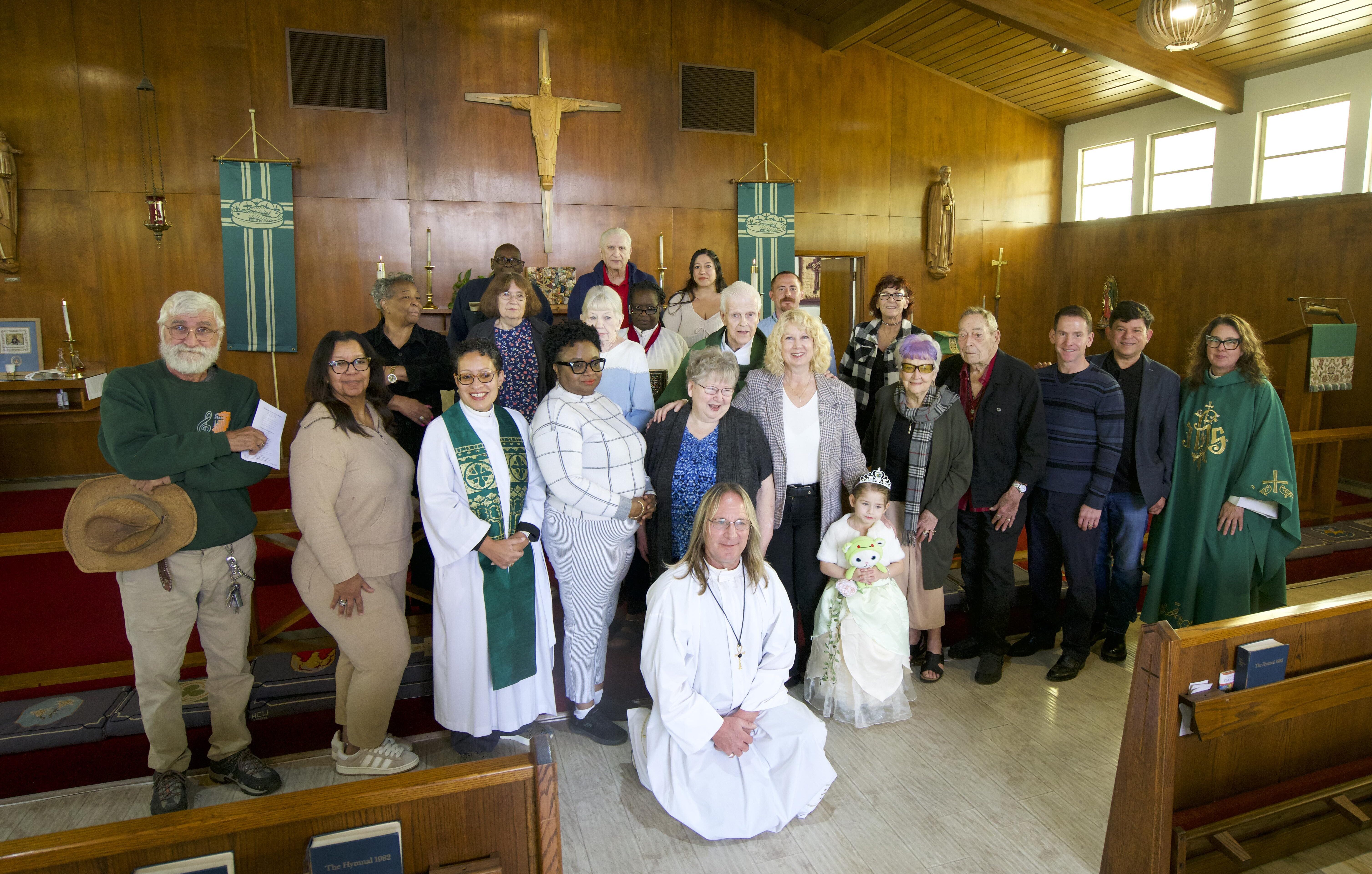 St. Peter's Parish in front of the altar on our Annual Meeting Day, January 25th, 2026.